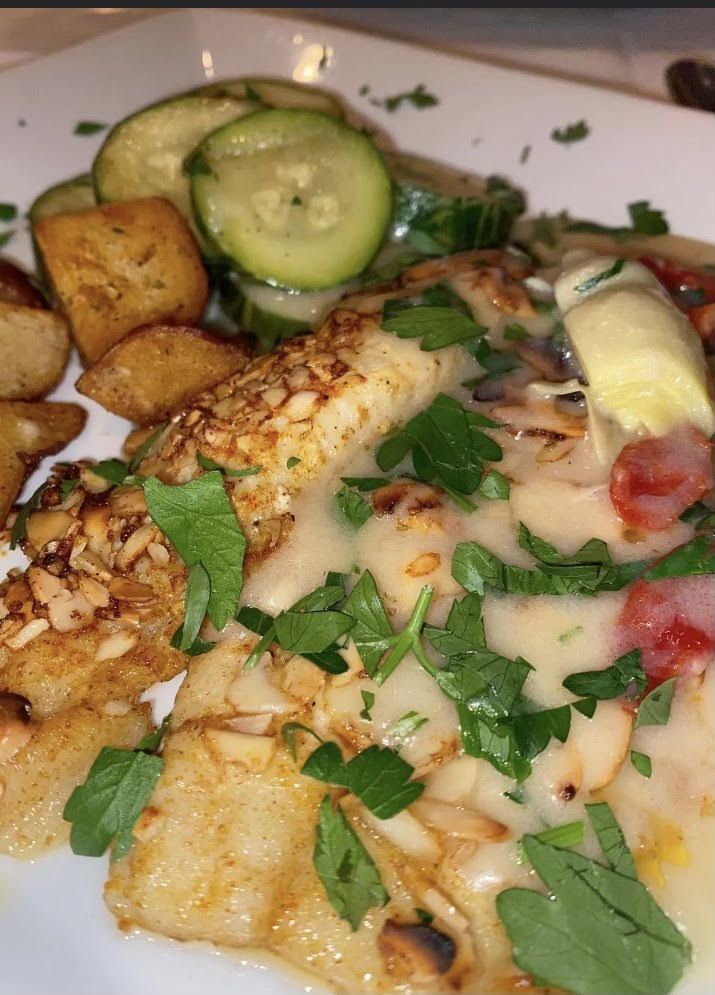 Filet of Sole Almondine.